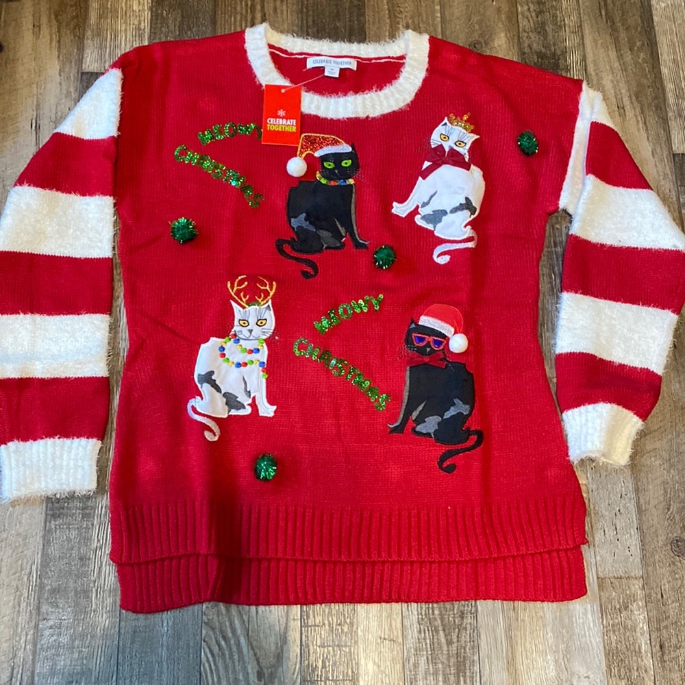 New Women’s celebrate together ugly sweater